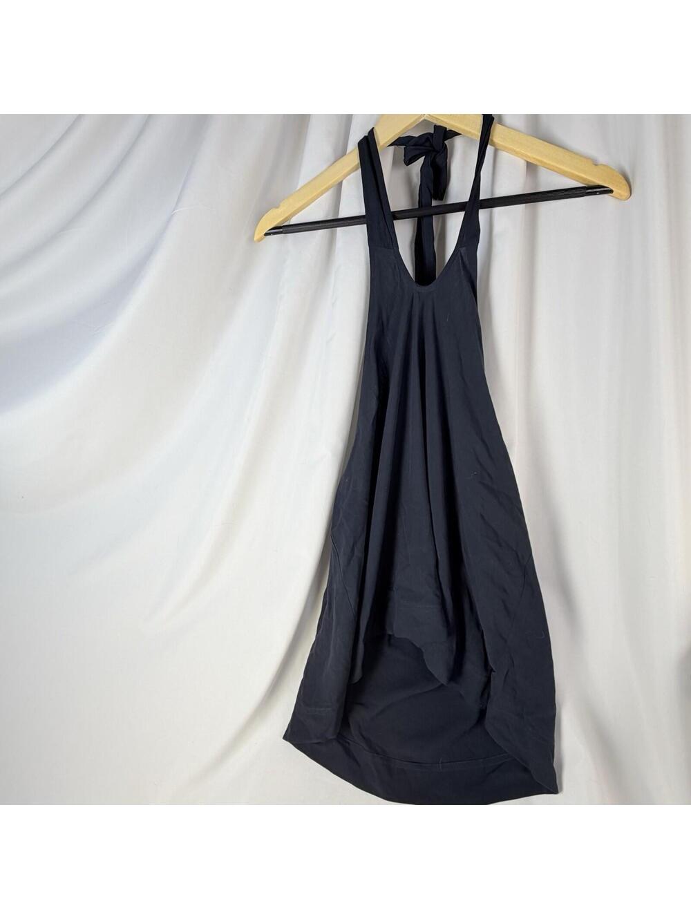 Splendid Women's Blue Thira Knotted Halter Tank Top Size Large NWT